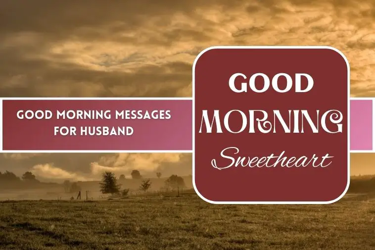 Good Morning Messages for Husband